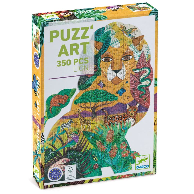 Puzzle artístico Puzz'Art León Djeco 350 piezas