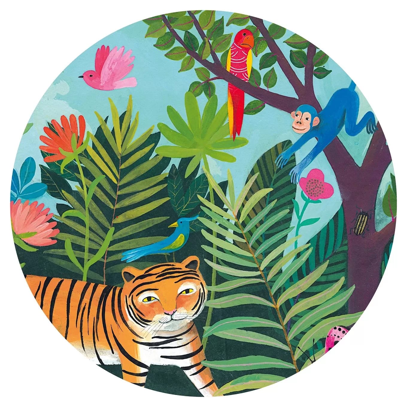 Puzzle La vuelta del tigre Djeco 24 piezas