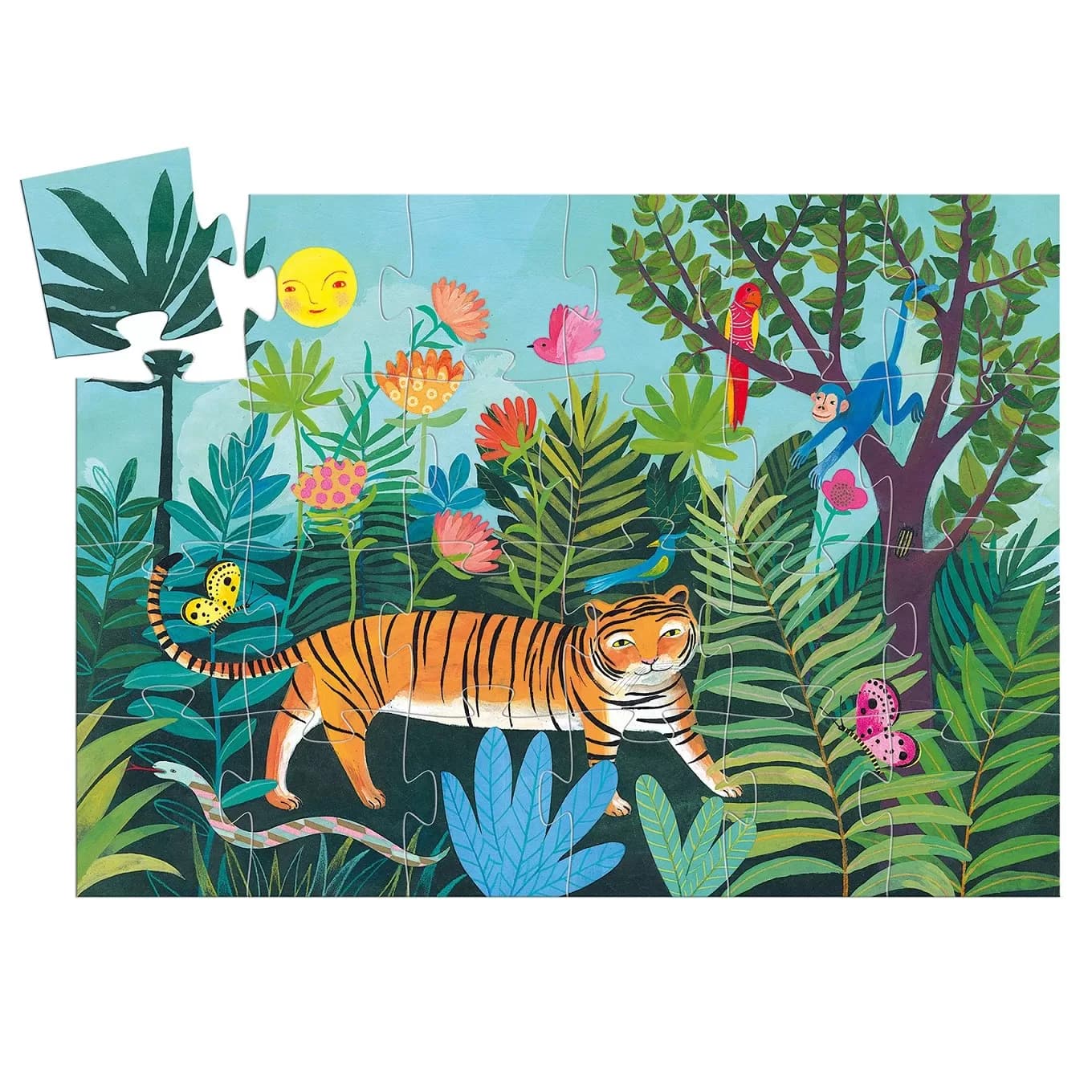 Puzzle La vuelta del tigre Djeco 24 piezas