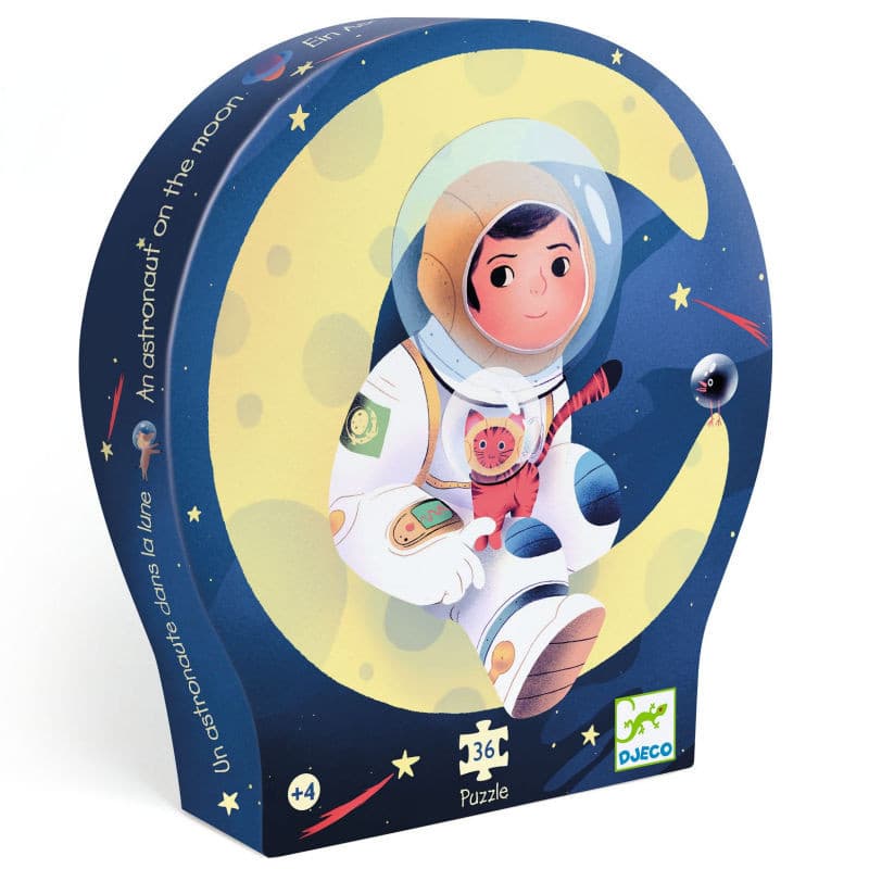 Puzzle Un astronauta en la Luna Djeco 36 piezas