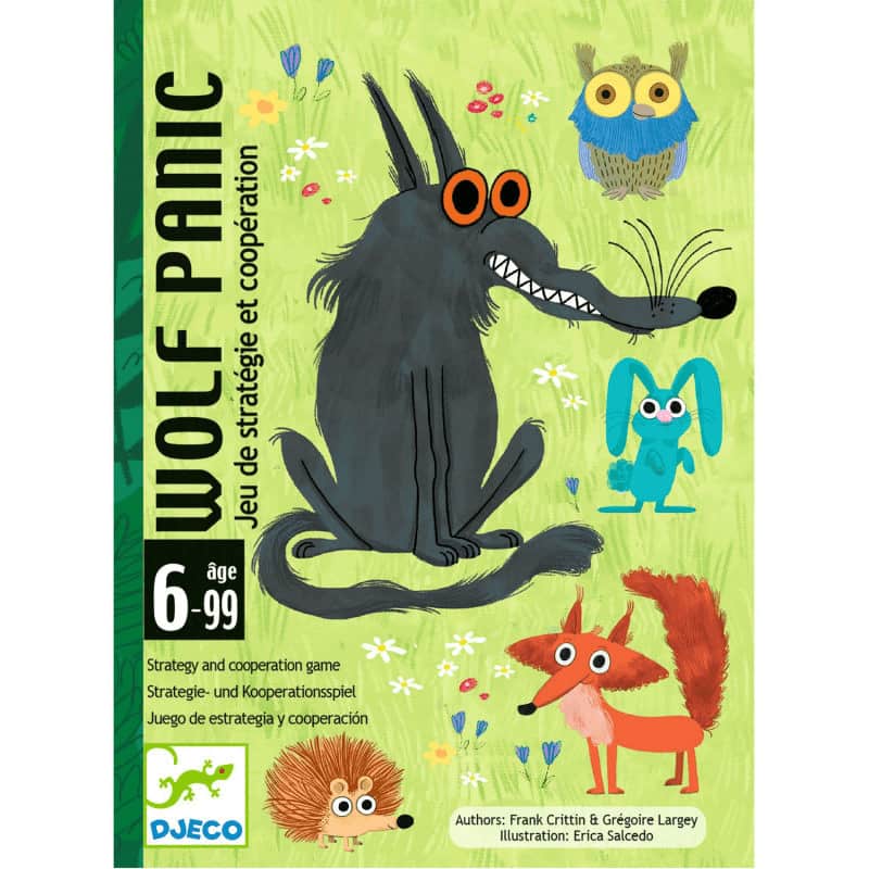 WolfPanic - Juego de cartas cooperativo de colocación Djeco