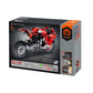 Motocicleta Roja iMMaster – 557 piezas con suspensión y motor simulado