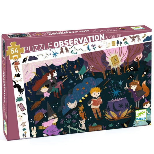 uzzle observación aprendices de magos Djeco 54 piezas