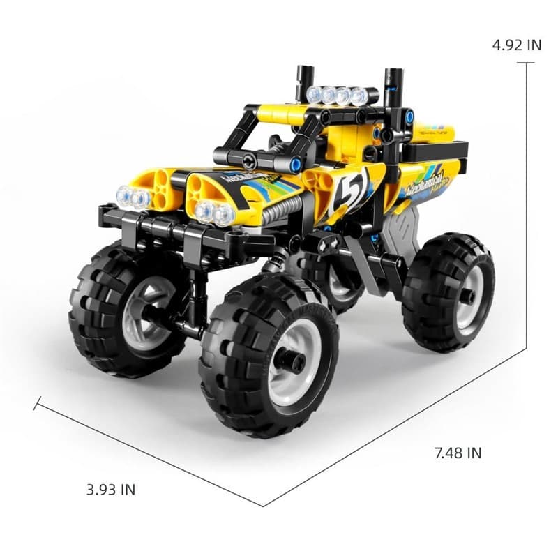 4x4 Amarillo iMMaster – 199 piezas con retrofricción y combinación