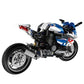 Moto Azul y Blanca iMMaster – 542 piezas con cadena y suspensión