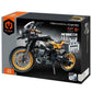 Moto Negra iMMaster – 572 piezas con suspensión y motor simulado
