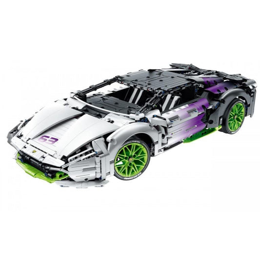 Super Coche Blanco y Violeta RC iMMaster – 1773 piezas 1:10