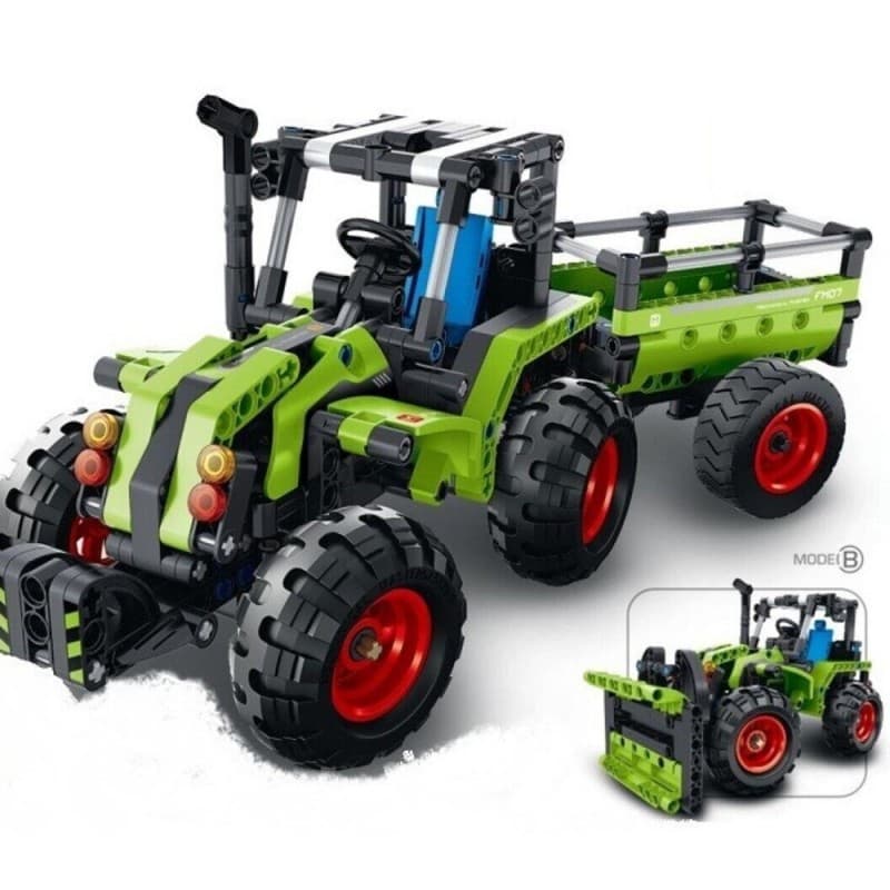 Tractor Agrícola 2 en 1 iMMaster – 348 piezas realistas
