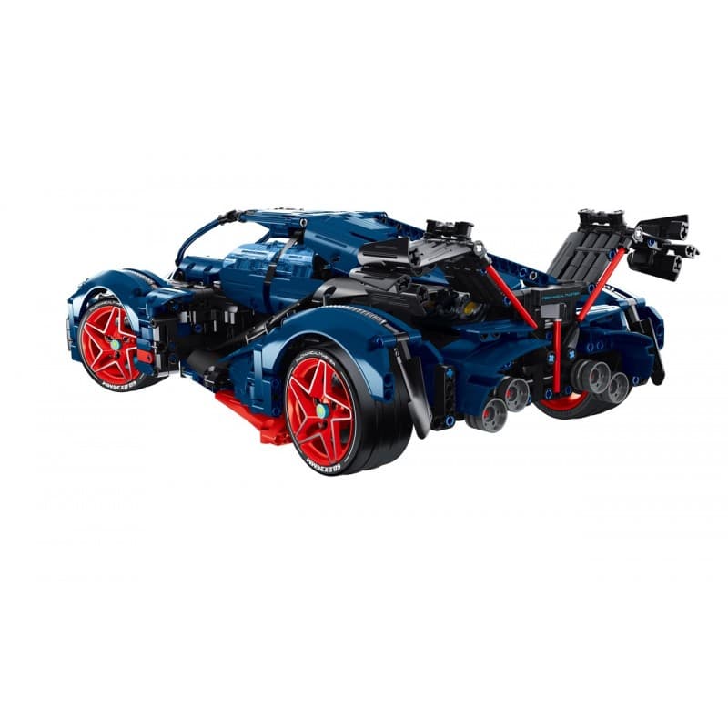 Coche de carreras azul iMMaster – 1623 piezas para montar