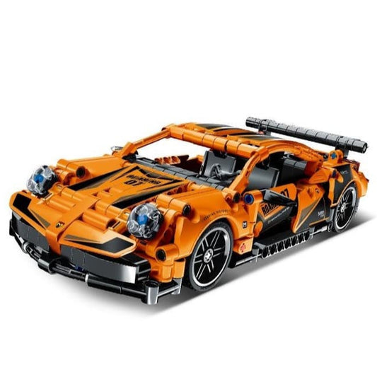 Super Car Naranja iMMaster – Retrofricción 490 piezas