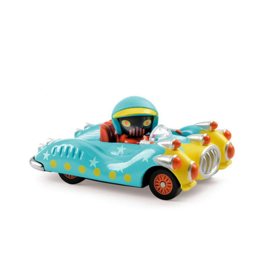 Coche Blue Gun Crazy Motors Djeco