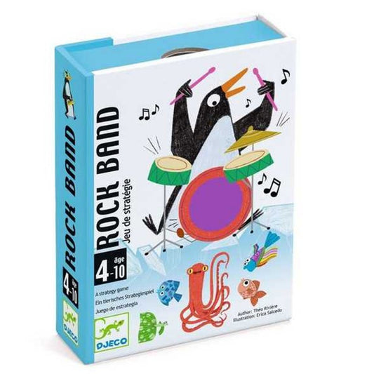 Rock Band - Juego de cartas estratégico musical de Djeco