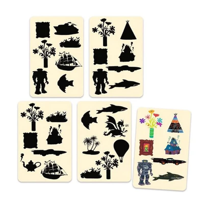 Similix - Juego de cartas de observación y rapidez de Djeco