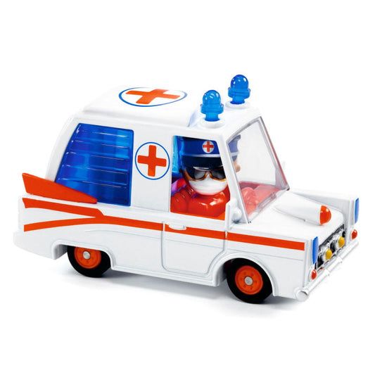 Coche Hurry Ambulance Crazy Motors Djeco