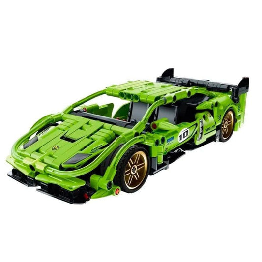 Coche de Carreras Verde iMMaster – Retrofricción 457 piezas