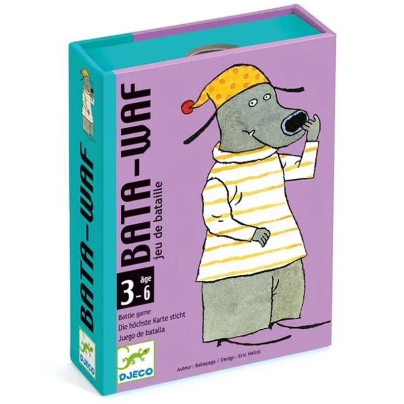 Bata-Waff - Juego de cartas con perros para niños Djeco