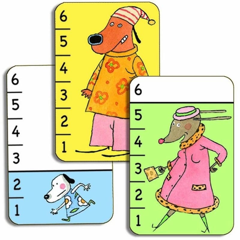 Bata-Waff - Juego de cartas con perros para niños Djeco