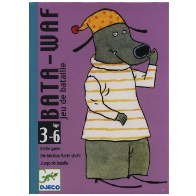 Bata-Waff - Juego de cartas con perros para niños Djeco