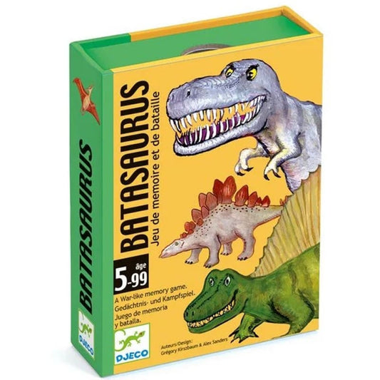 Batasaurus - Juego de cartas de batalla con dinosaurios Djeco
