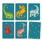 DinoDraft - Juego de cartas de estrategia con dinosaurios de Djeco