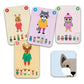 Familou - Juego de cartas cooperativo de 7 familias Djeco