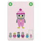 Familou - Juego de cartas cooperativo de 7 familias Djeco