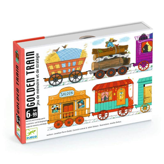 Golden Train - Juego de cartas del Lejano Oeste Djeco
