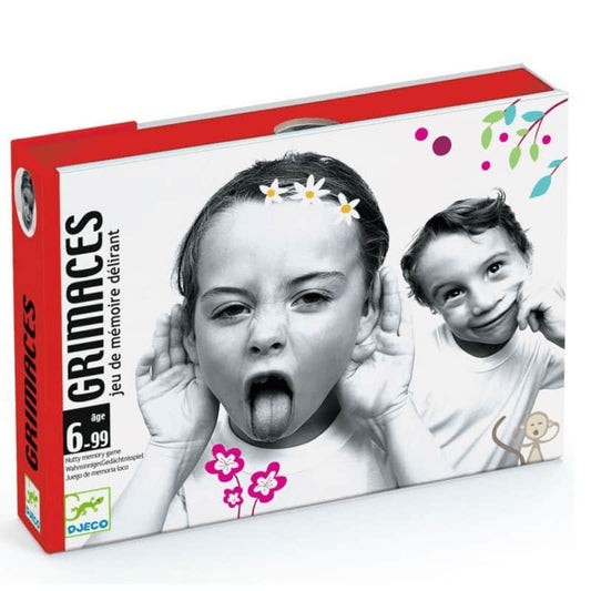 Grimaces - Juego de cartas de mímica y memoria Djeco