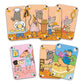 Happy Family - Juego de cartas de 7 familias divertidas Djeco