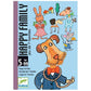 Happy Family - Juego de cartas de 7 familias divertidas Djeco