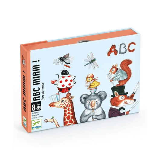 ABC Miam - Juego de cartas de vocabulario con monstruos Djeco