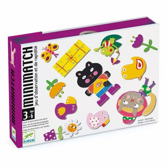 MiniMatch - Juego de cartas de observación rápida de Djeco