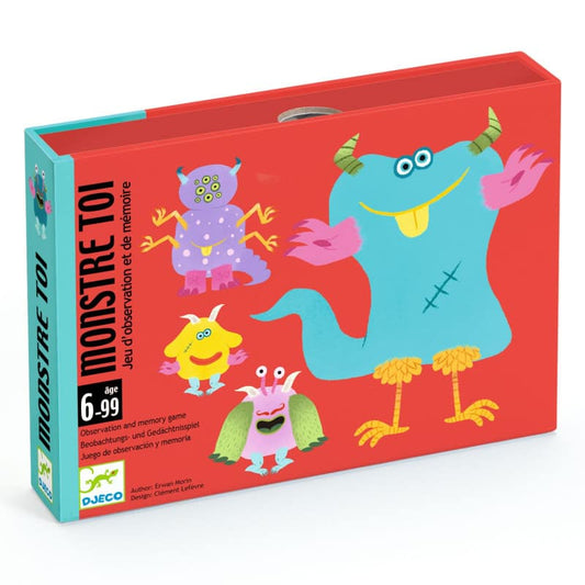 Monstre Toi - Juego de cartas de memoria y observación Djeco