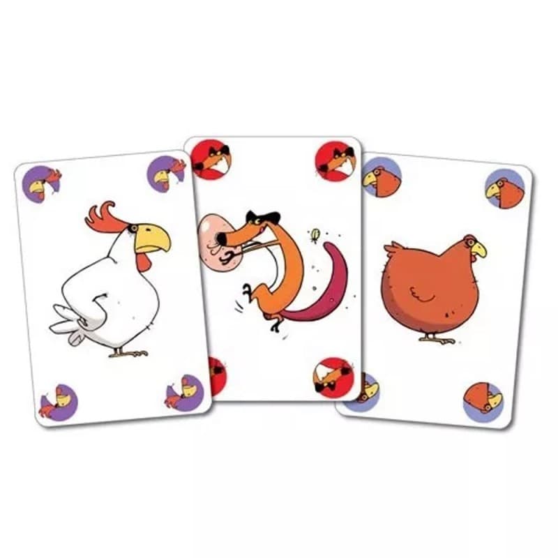 Piou Piou - Juego de cartas estratégico de Djeco