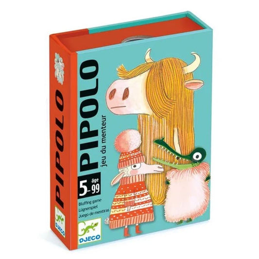 Pipolo - Juego de cartas de bluff divertido para niños Djeco