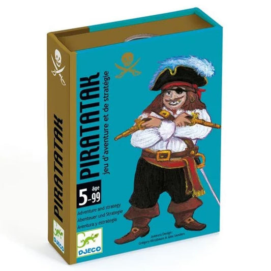Piratatak - Juego de cartas de estrategia pirata de Djeco