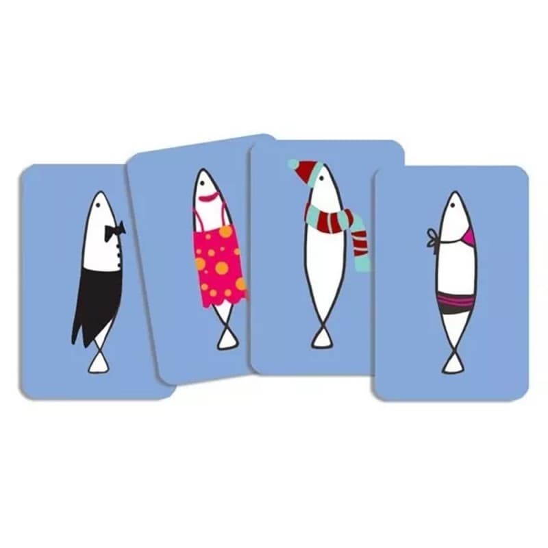 Sardines - Juego de cartas de memoria visual Djeco