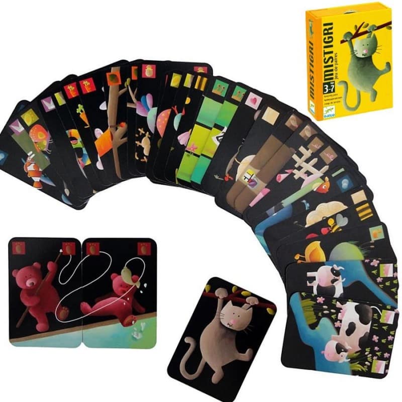 Mistigri - Juego de cartas de parejas y risas Djeco