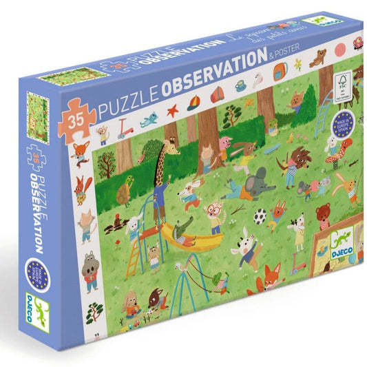 Puzzle observación el parque Djeco 35 piezas
