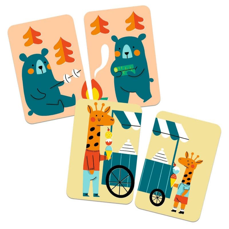 Misti'Loup - Juego de cartas tipo Mistigri para niños Djeco
