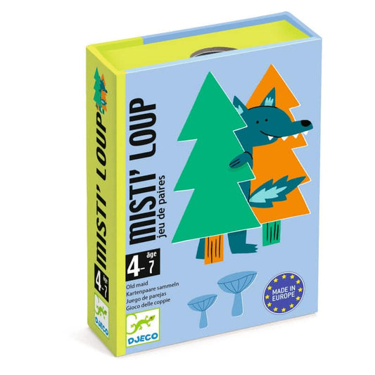 Misti'Loup - Juego de cartas tipo Mistigri para niños Djeco