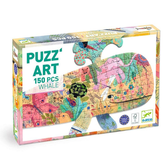 Puzzle artístico Puzz'Art Ballena Djeco 150 piezas