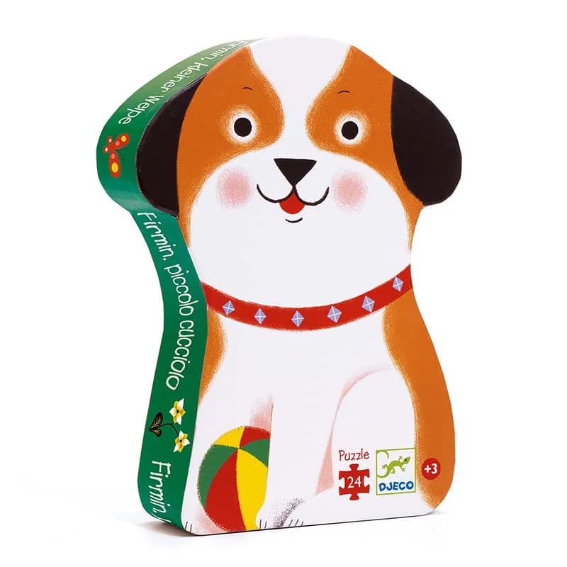 Puzzle Firmin el perrito Djeco 24 piezas