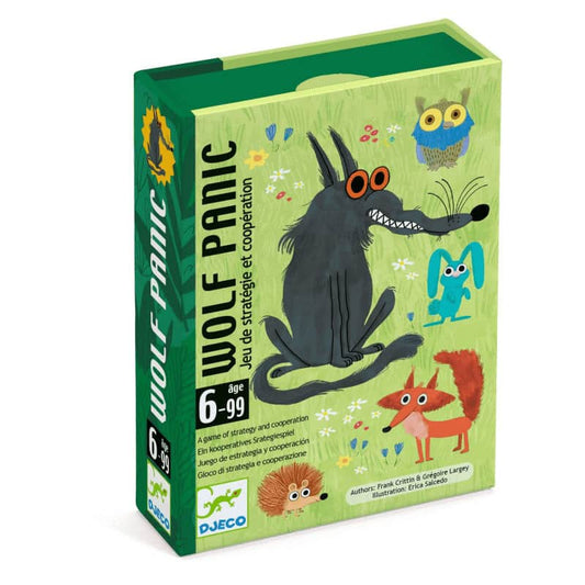 WolfPanic - Juego de cartas cooperativo de colocación Djeco