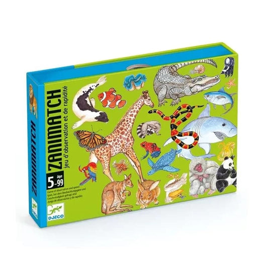 Zanimatch - Juego de cartas de observación y rapidez Djeco